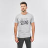 Men Hiking Breathable T-shirt - NH100 Grey
