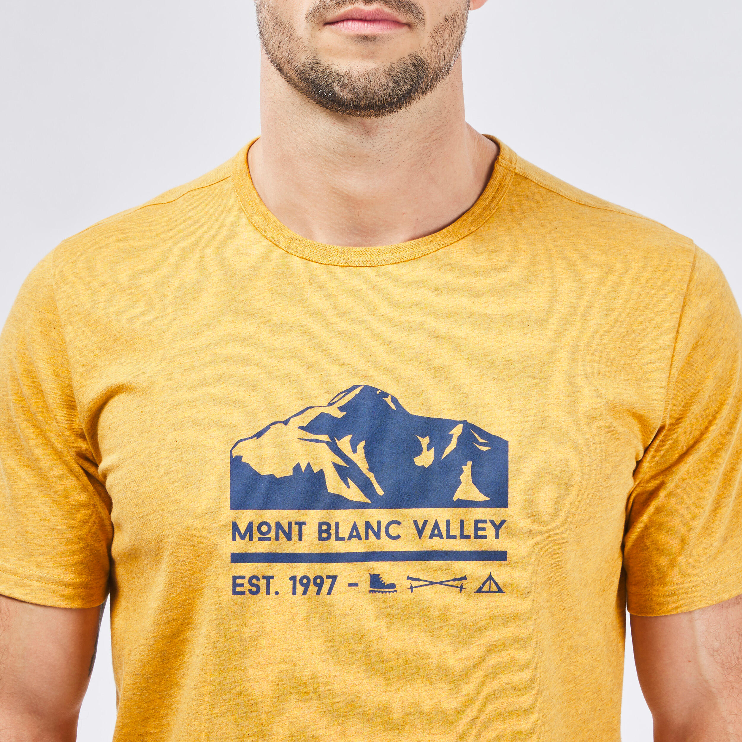 Men's Hiking T-shirt NH100 3/4