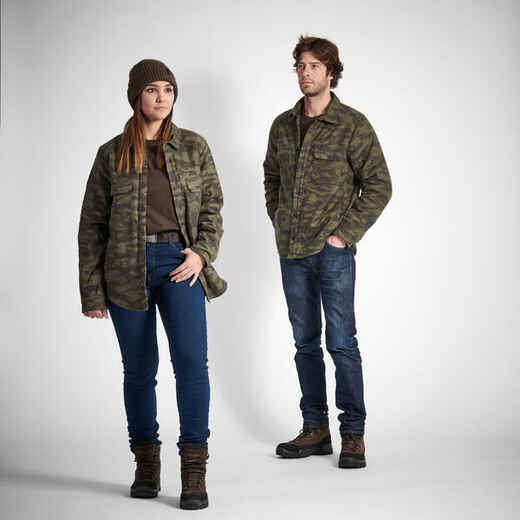 
      Outdoorhemd 500 Flanell Camouflage 
  