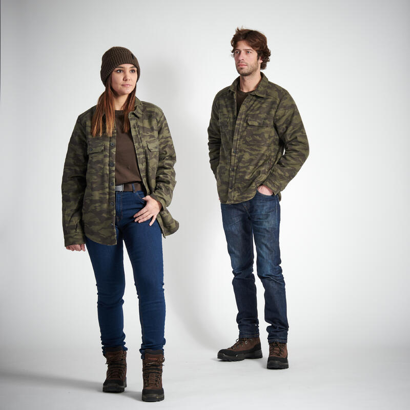SOBRECAMISA CARDADA DE CAÇA 500 CAMUFLADO