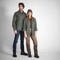Women’s breathable hunting trousers 500 brown