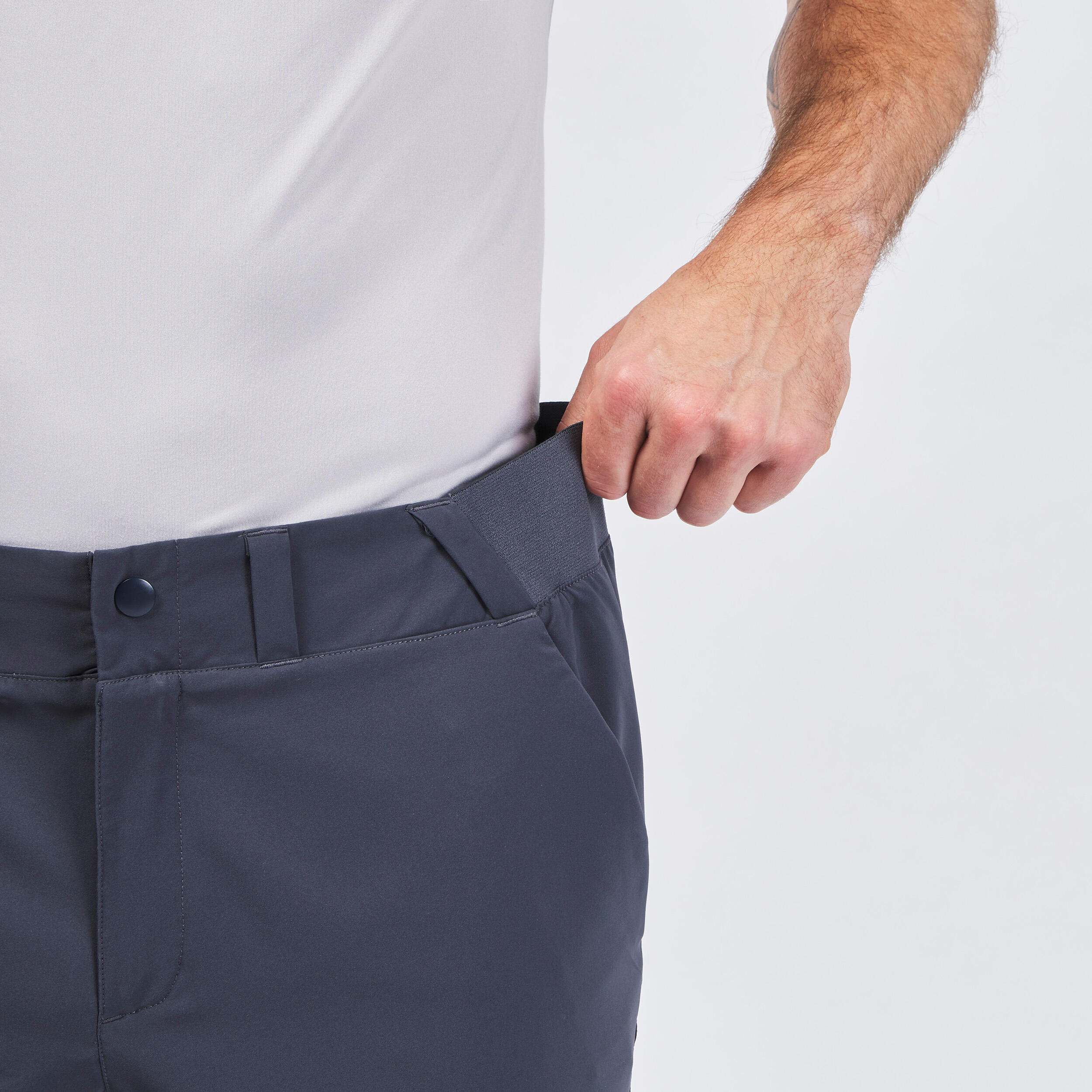 Pantalon de randonnée homme - MH 100 gris - QUECHUA