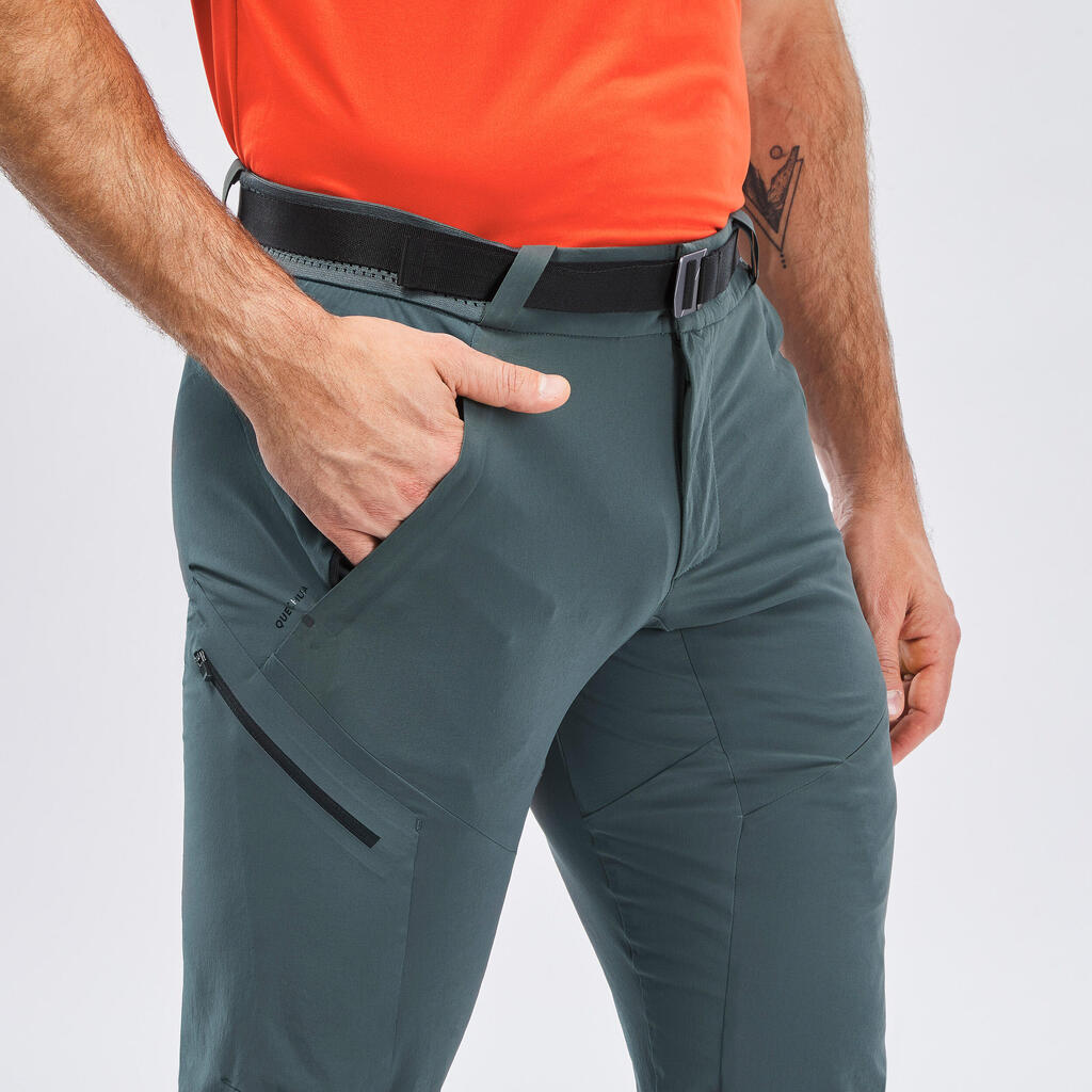 Pantalone za planinarenje MH500 muške zelene