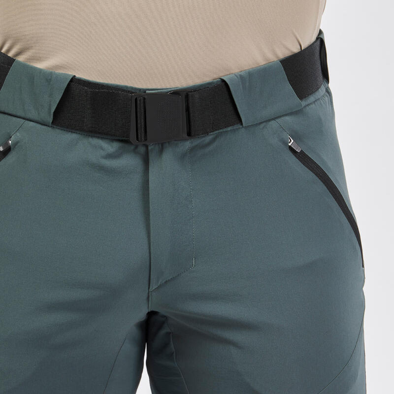 Pantaloni modulabili trekking uomo MH550 | verde