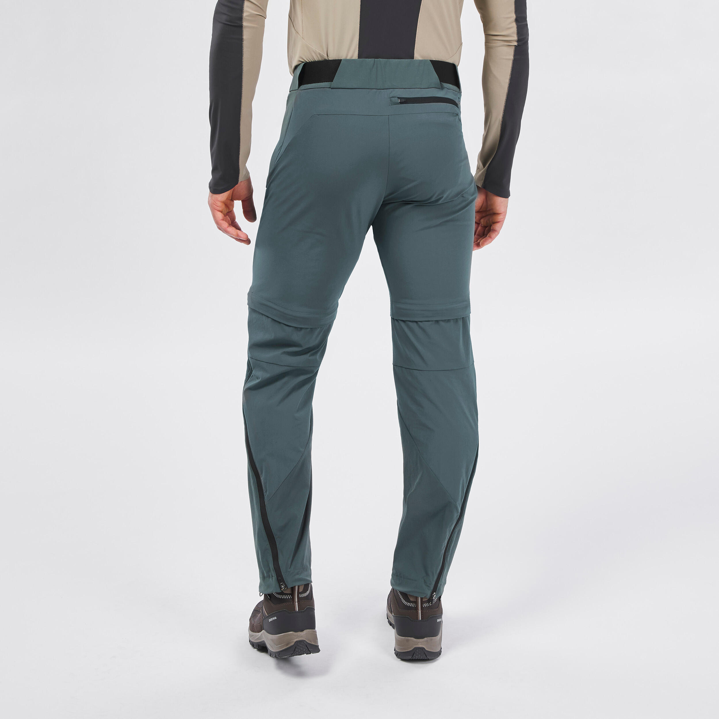 Men's Hiking Zip-Off Trousers MH550 4/12