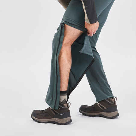 Ανδρικό παντελόνι με αφαιρούμενα μπατζάκια για πεζοπορία MH550