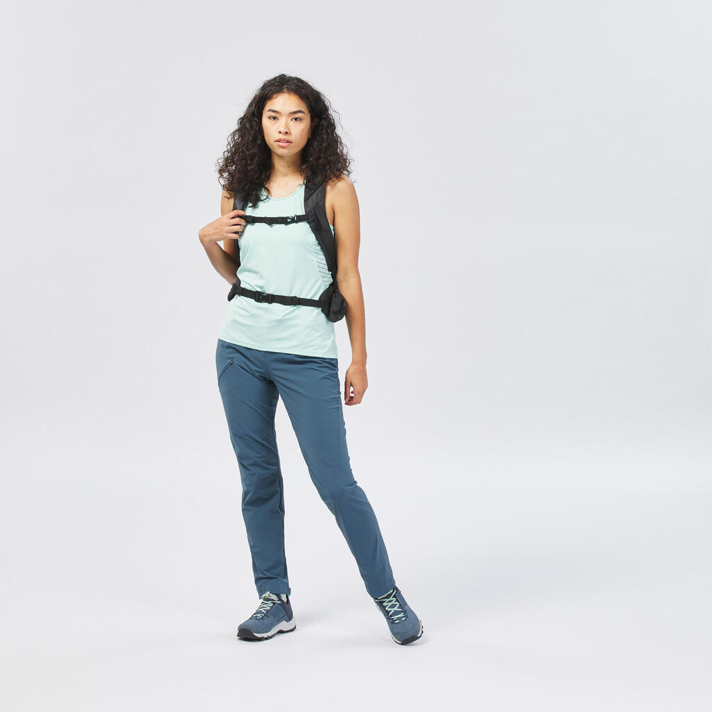 Women’s Hiking Trousers, MH500 - Black