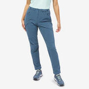 Women's Mountain Walking Trousers - MH500 - Blue Grey