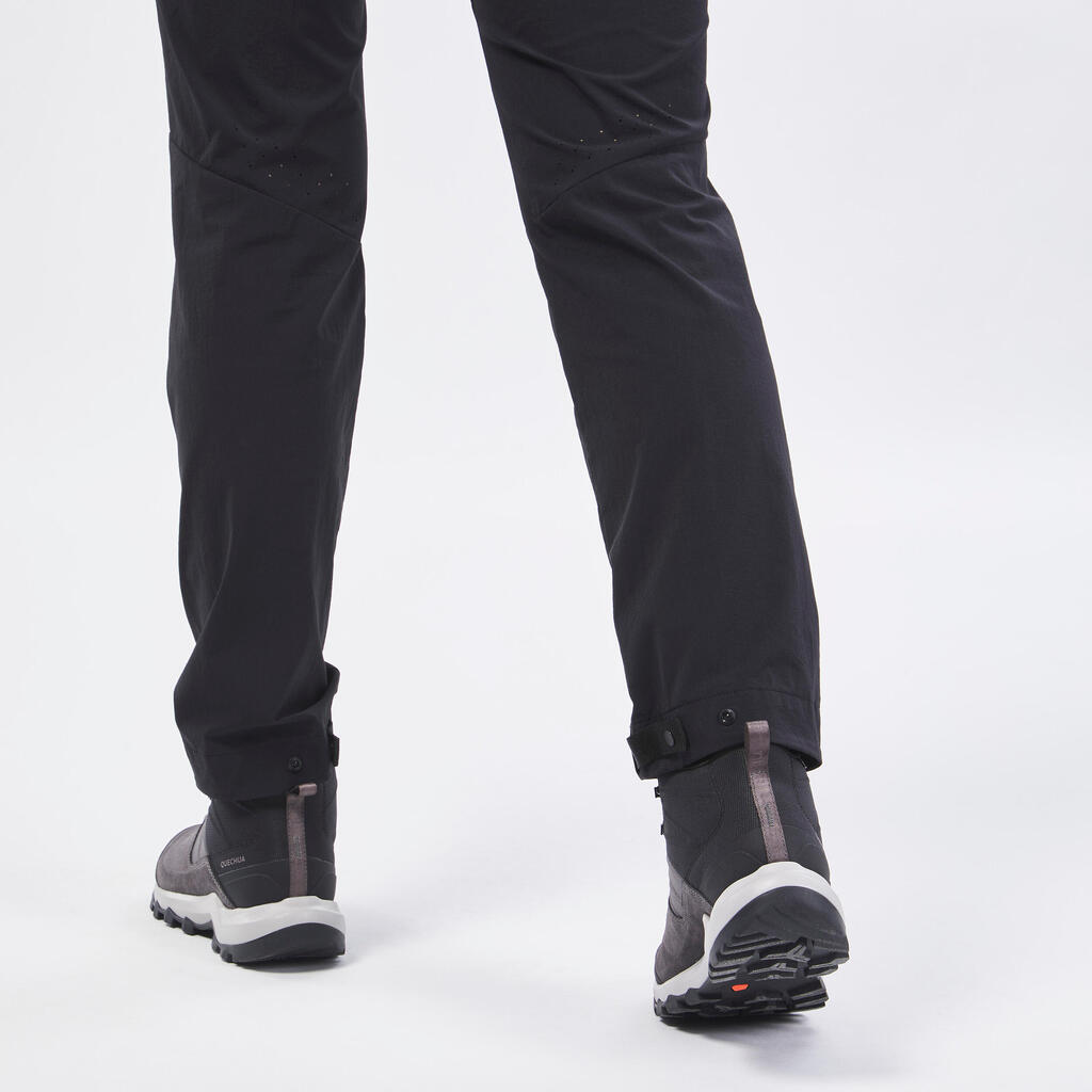 Pantalon de randonnée femme, MH500 noir