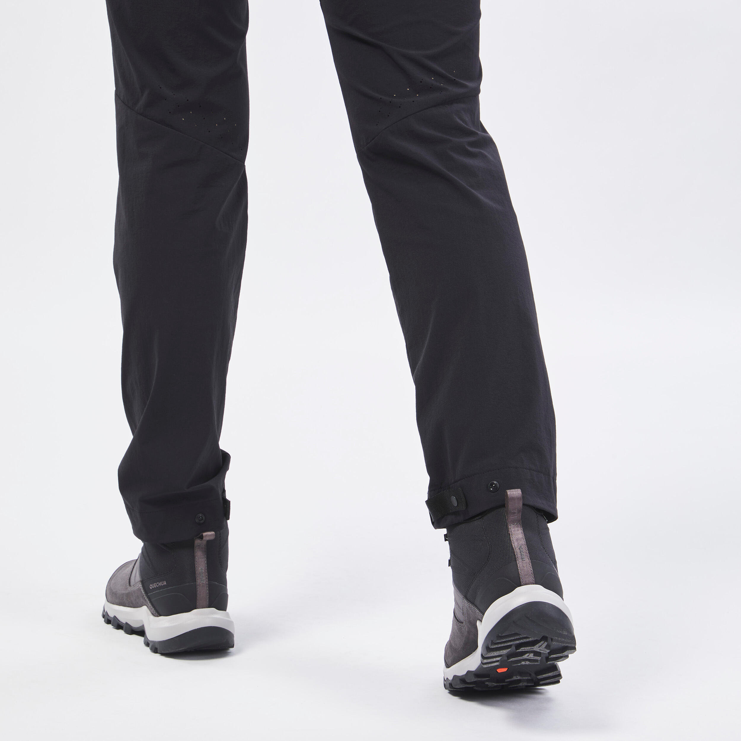 Women’s Hiking Pants - MH 500 Black - QUECHUA