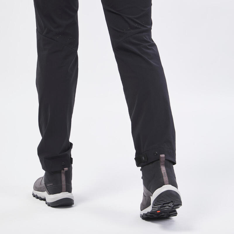 Pantalon de randonnée montagne - MH500 - noir - Femme