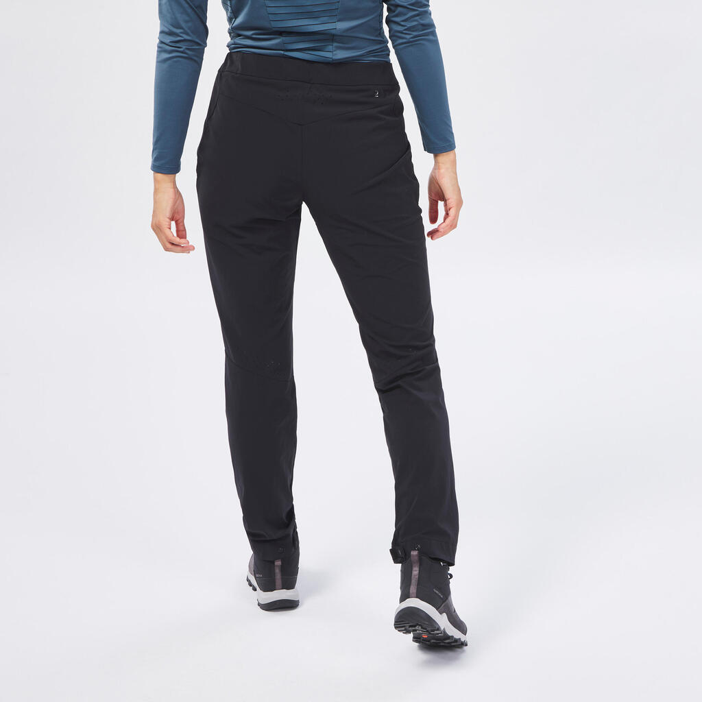 Pantalon de randonnée femme, MH500 noir