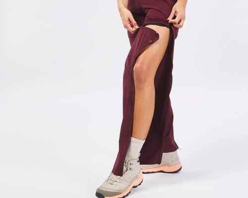 PANTALON MODULABLE MH500 F BORDEAUX
