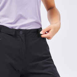 Γυναικείο πολυμορφικό παντελόνι για ορεινή πεζοπορία - MH550 - Μαύρο