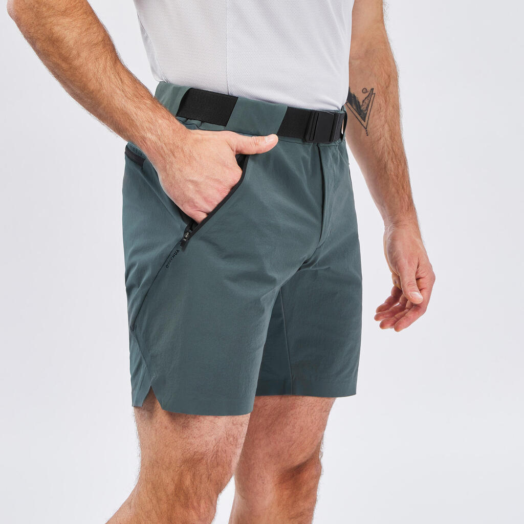 Wandershorts kurz Herren Bergwandern - MH500 khaki