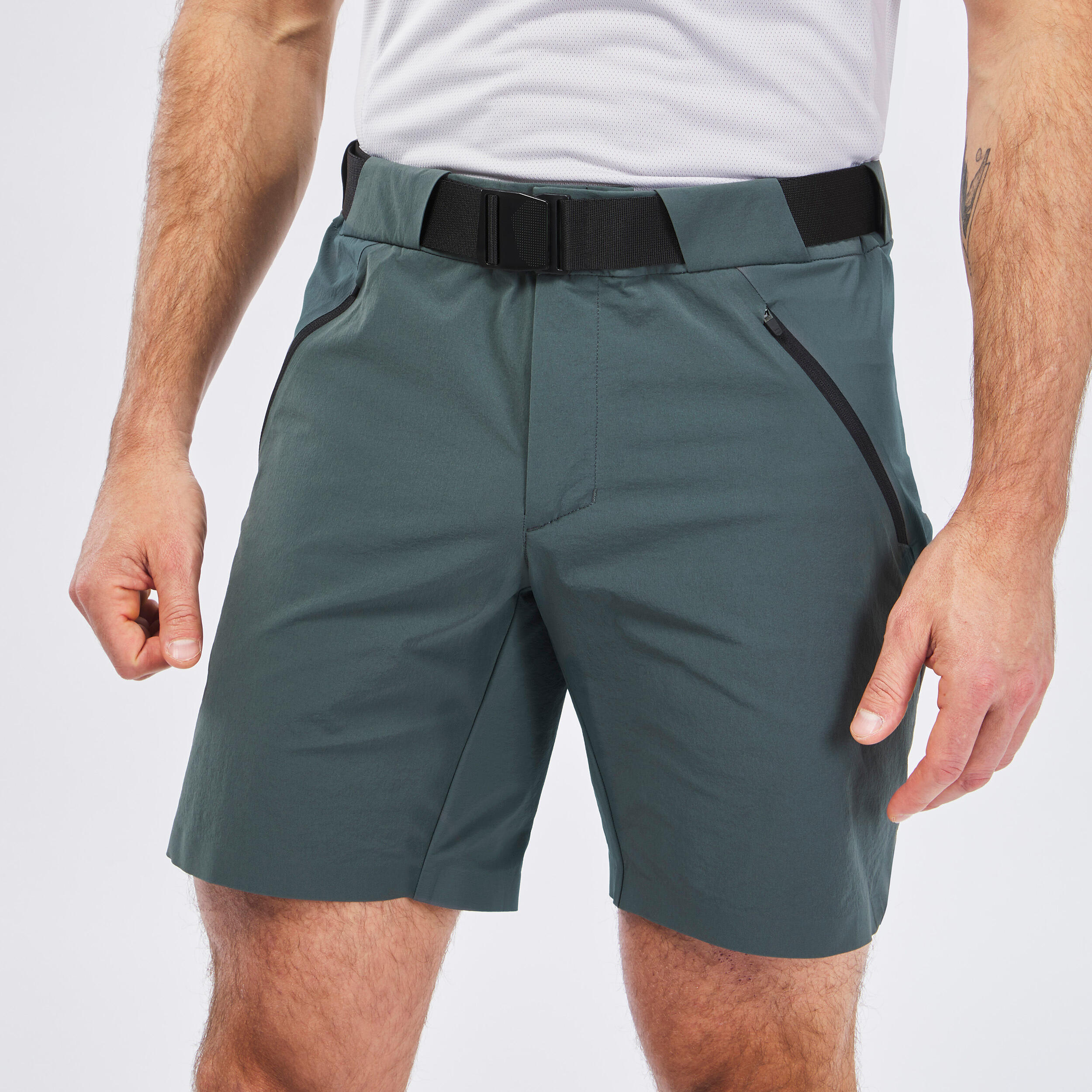 Men’s Hiking Shorts, MH500 - Green