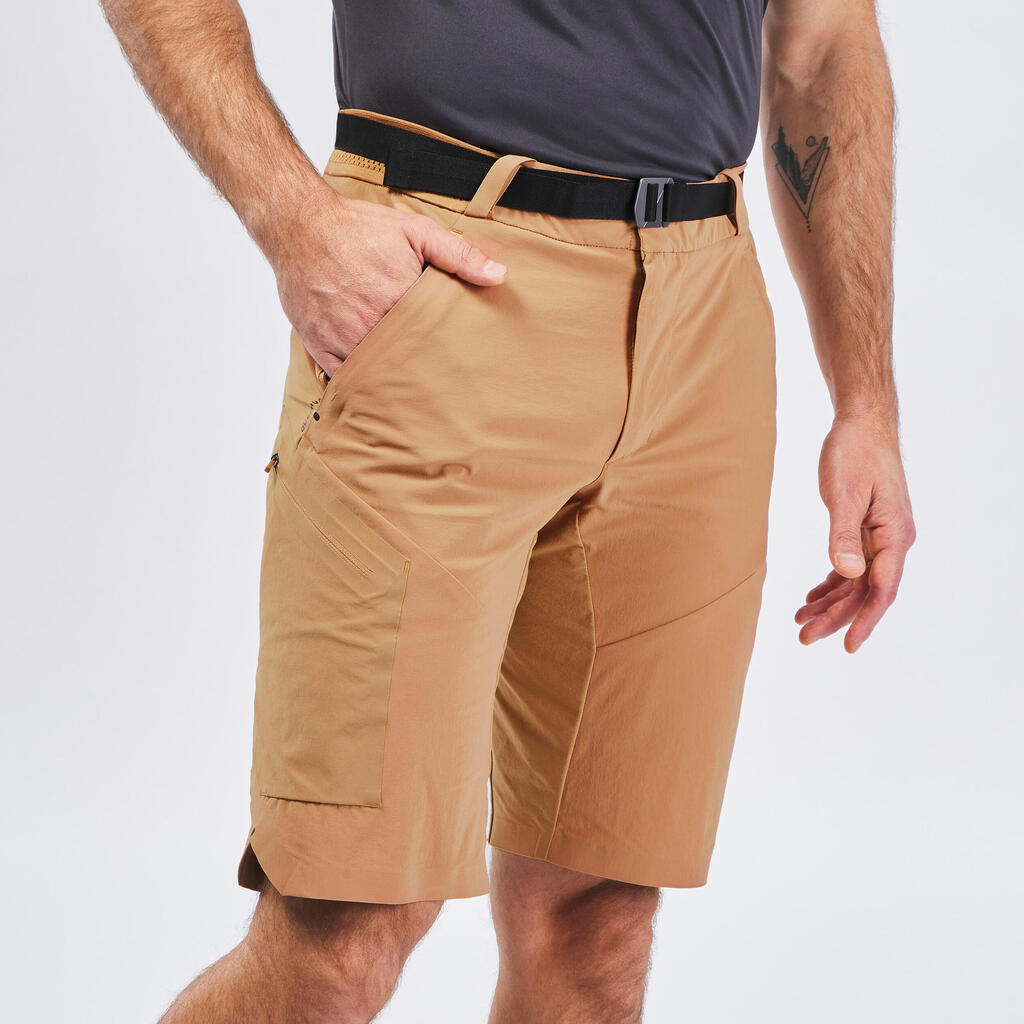 Wandershorts Herren lang - MH500 braun 