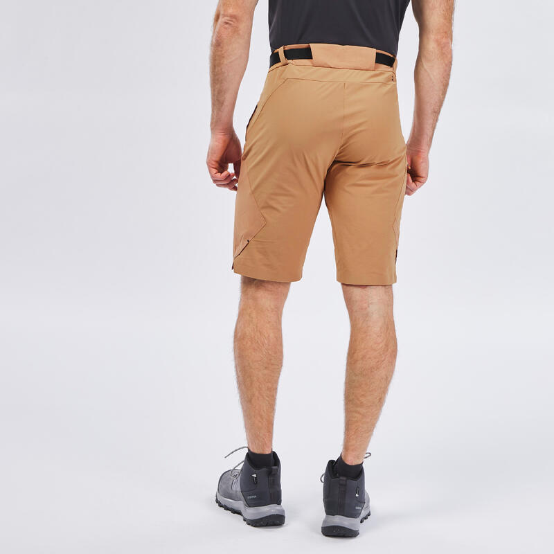 Wandershorts Herren lang - MH500 braun 