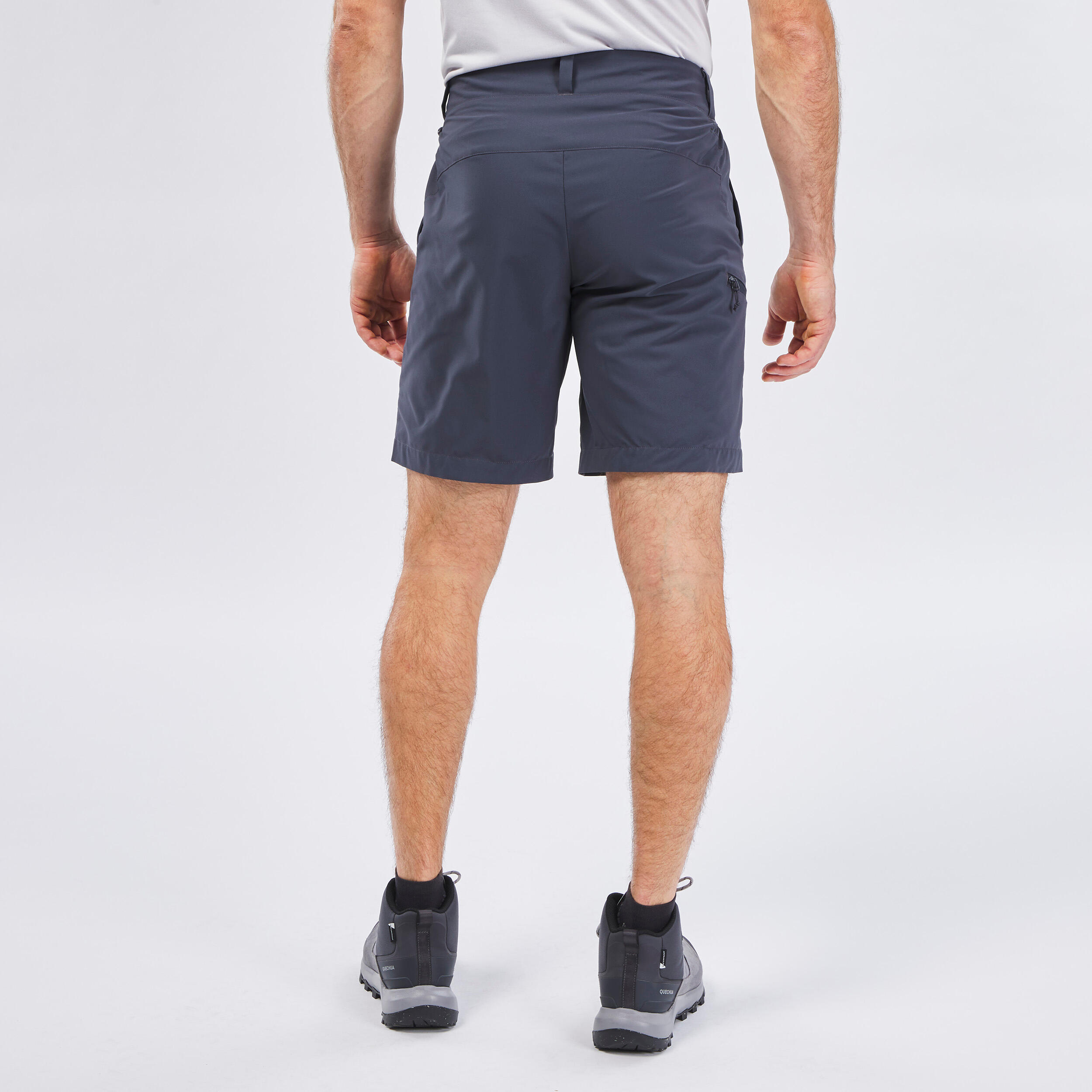 Men s Hiking Shorts MH100 Grey