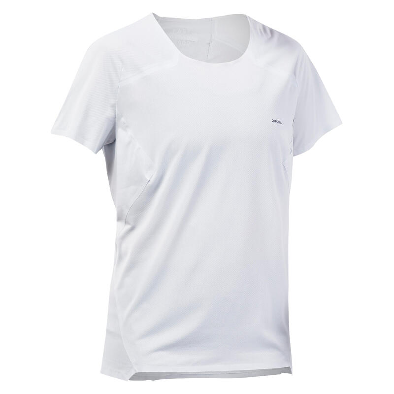 Tee shirt ultra léger de randonnée rapide FH 500 Femme Ice.