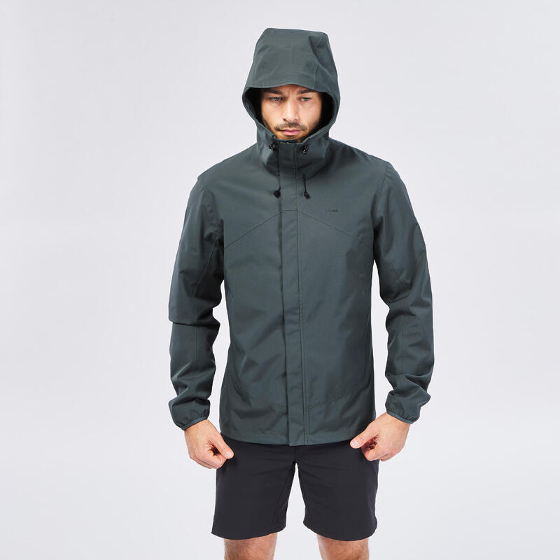 Men's Hiking Lightweight Waterproof Jacket MH150