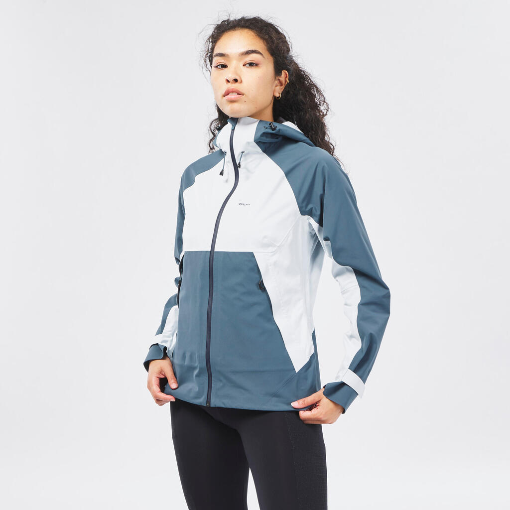 Wanderjacke Damen wasserdicht Bergwandern - MH500 rosarot 