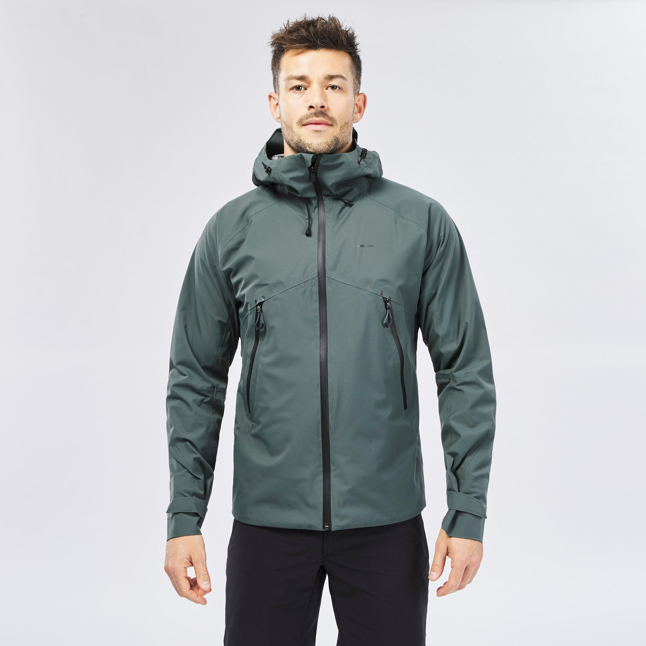 Men’s Waterproof Hiking Jacket, MH 500 - QUECHUA