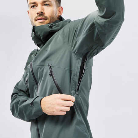 Men's Hiking Lightweight Waterproof Jacket MH500