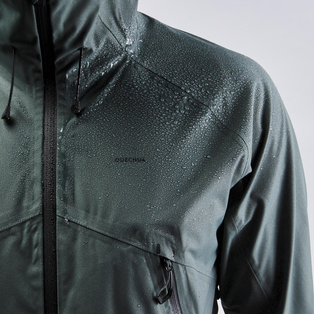 Men's Lightweight Waterproof Hiking Jacket - MH500