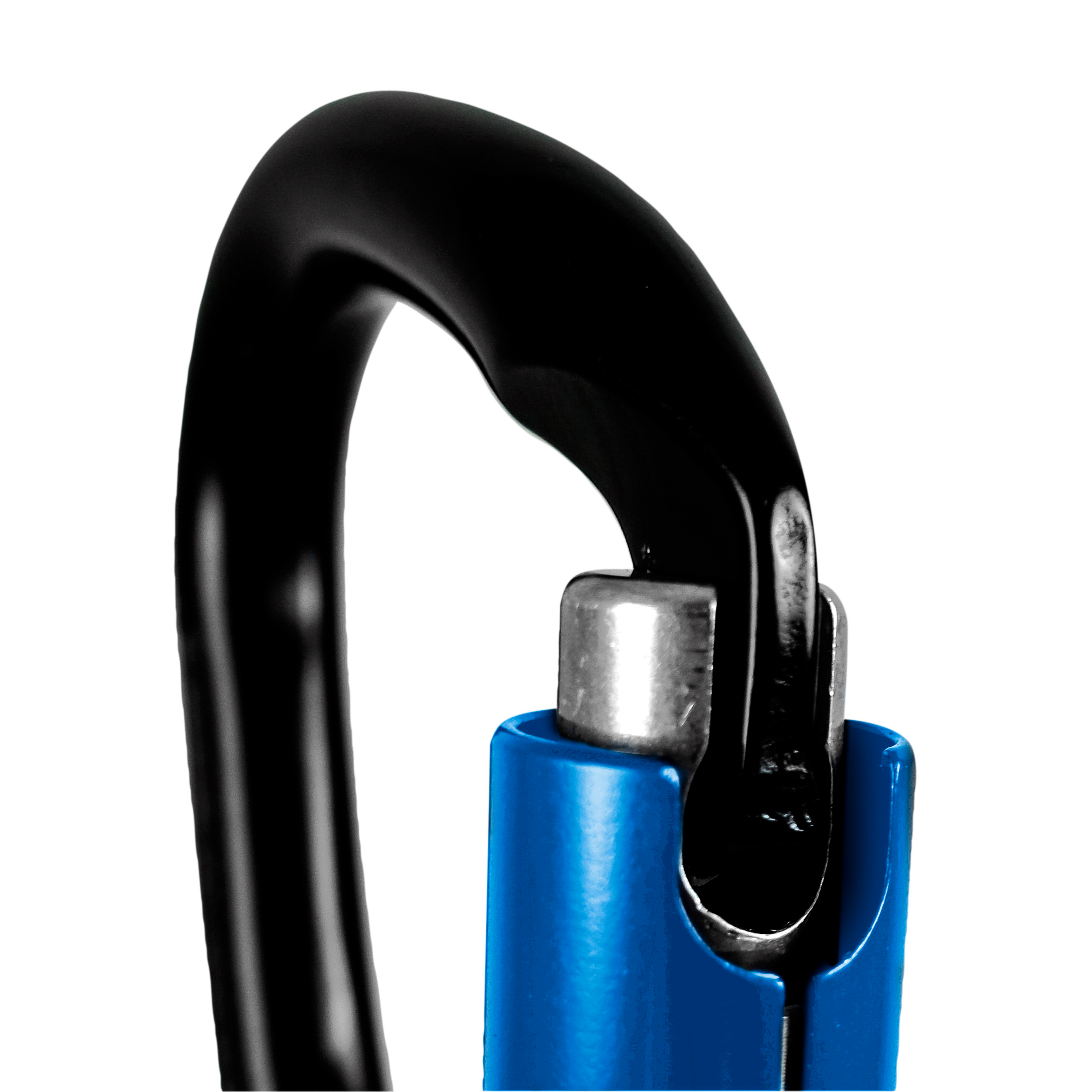 Hekodonk Corde de sécurité flexible anti-perte avec mousqueton en acier  inoxydable - 2 mousquetons noirs