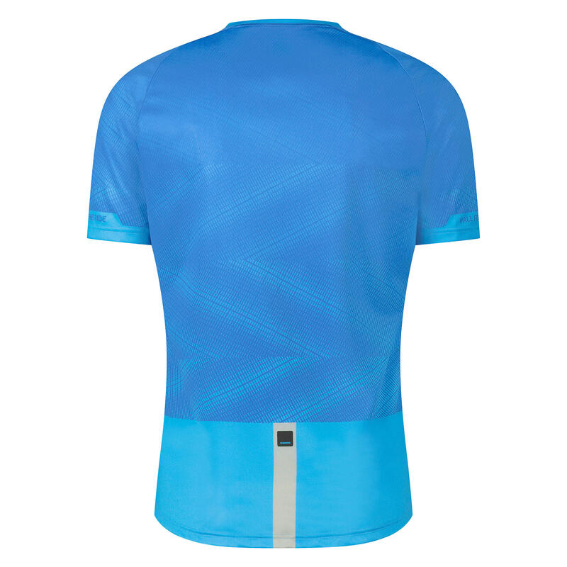 Herren kurzarm MTB All Mountain Radtrikot – Myoko blau 