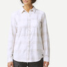 Women Checked Full Sleeve Light Flannel Shirt Beige - Travel 100