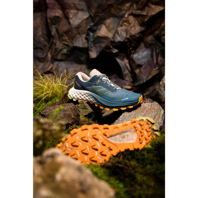 Pánské boty na trailový běh MT Cushion 2 tyrkysové