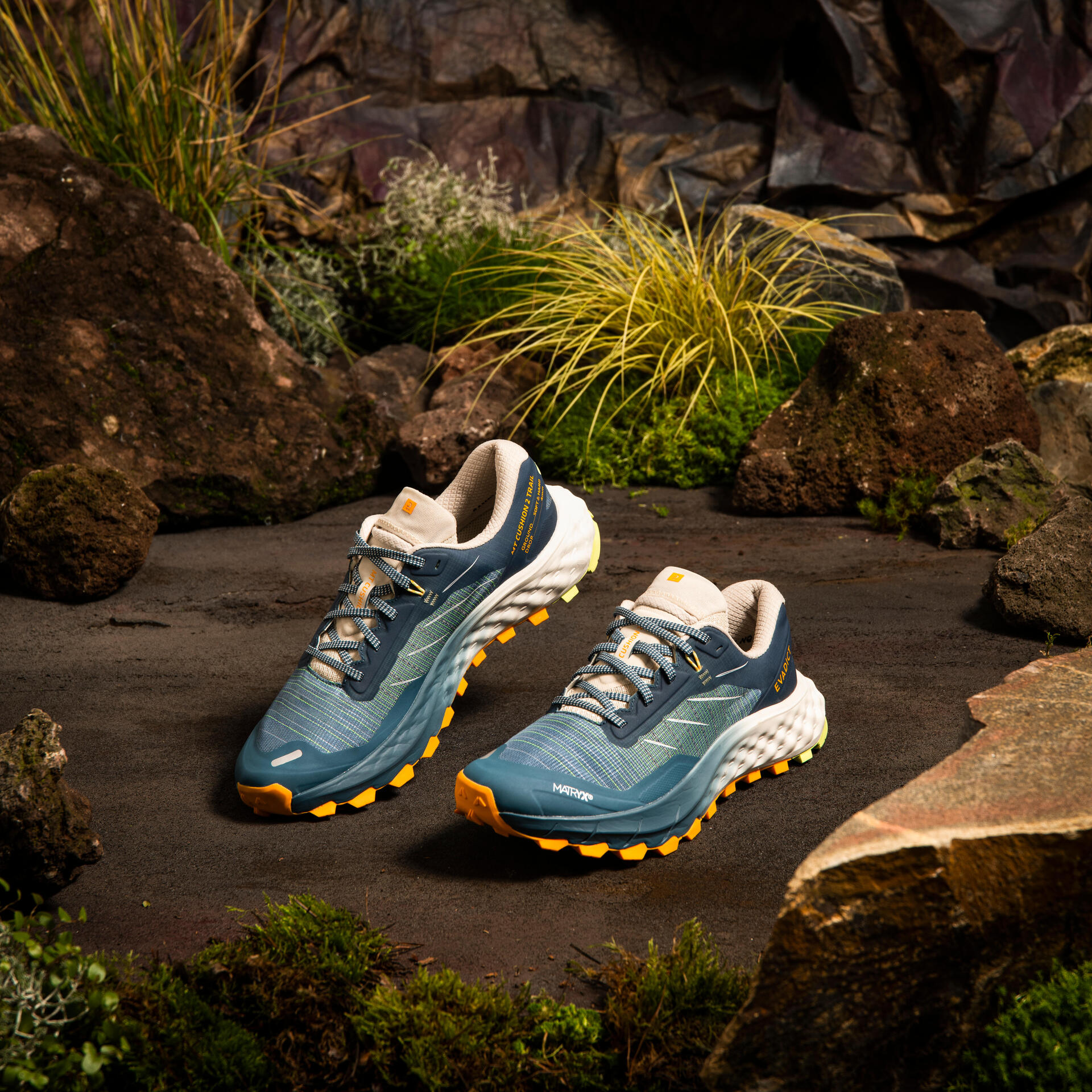 EVADICT MT CUSHION men's trail running shoe Turquoise