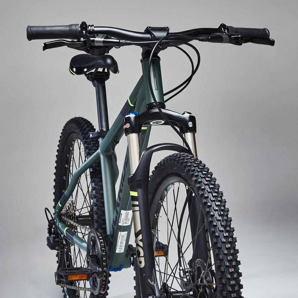 Παιδικό ποδήλατο βουνού 24'' 9-12 ετών Rockrider ST 920 - Πράσινο