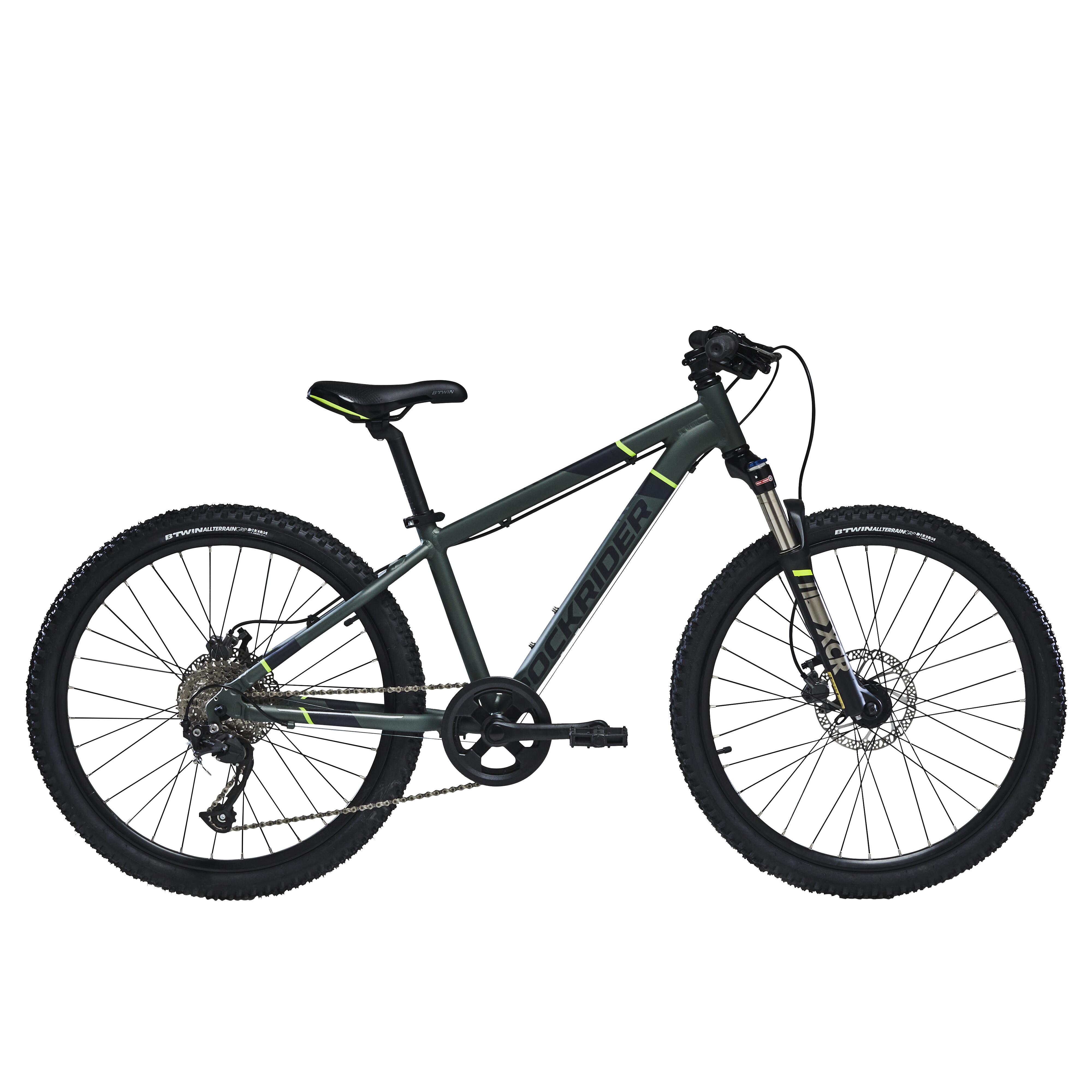 Bicicletă MTB ST 920 24" verde copii 135-150 cm