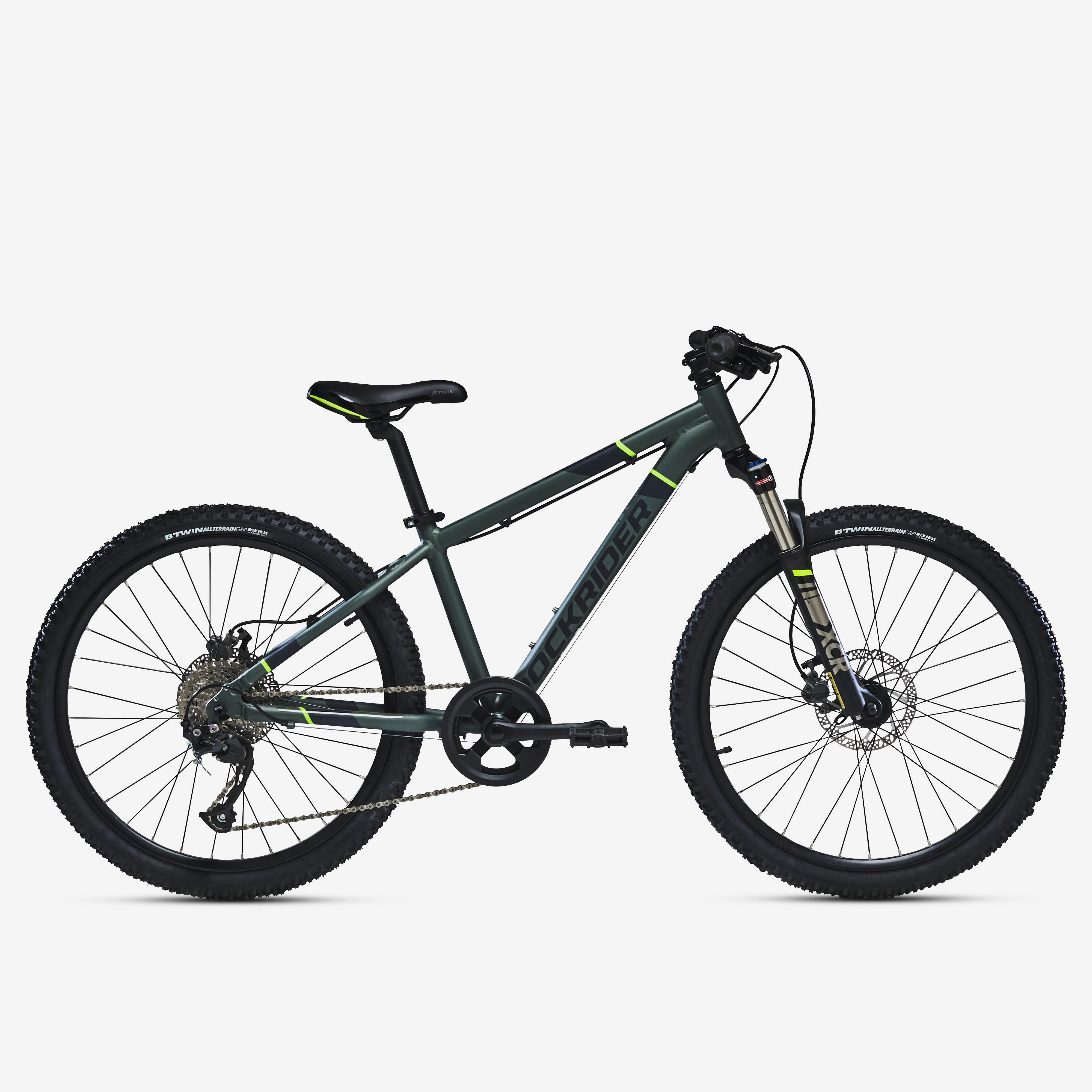 Rockrider - Vtt Enfant 24" St 920 Vert 9-12 Ans - Vélo Tout Terrain - Velos Et Equipements Enfant - Jaune-vert - 24" - Decathlon