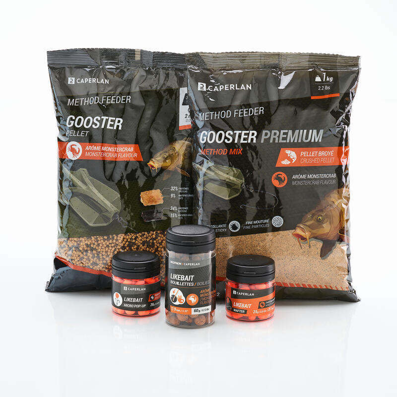 Grundfutter Gooster Premium Method Mix Monstercrab 1 kg 