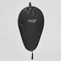 Table Tennis Bat Cover TTC 100 - Black/Grey