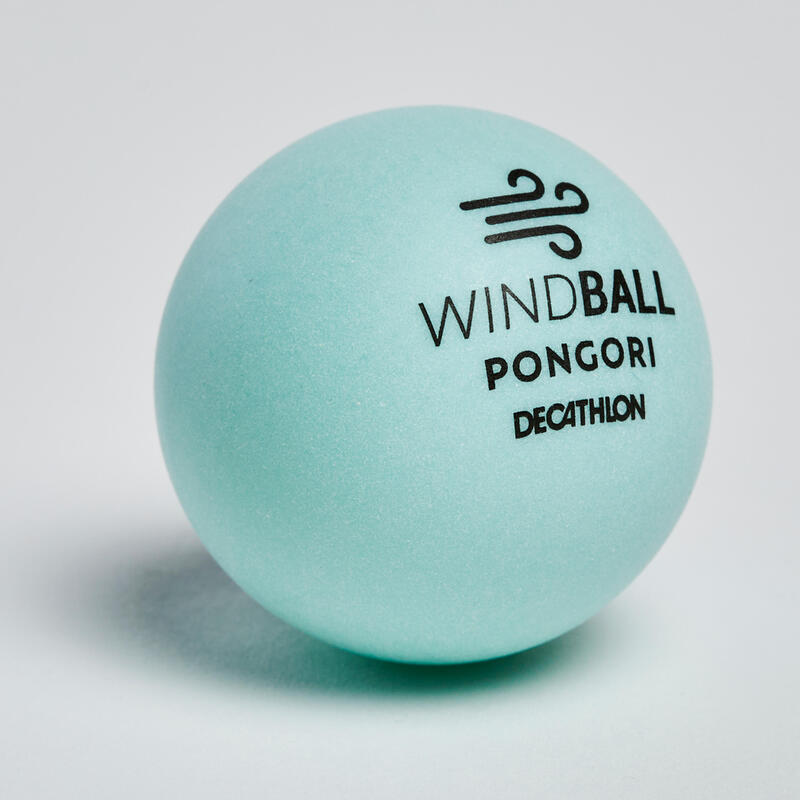 Balle de ping pong extérieure résistante au vent x6