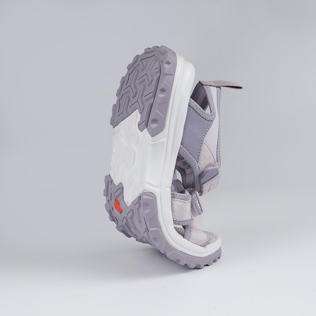 Sandales de randonnée enfant, NH500 gris