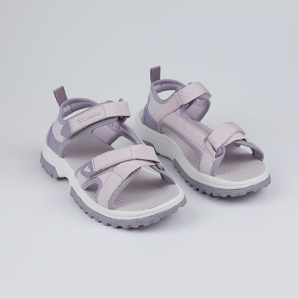 Sandales de randonnée enfant, NH500 gris