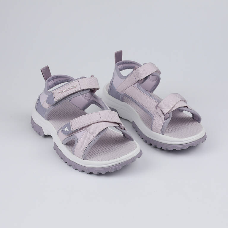 GIRL’S Hiking Sandals MH120 PURPLE