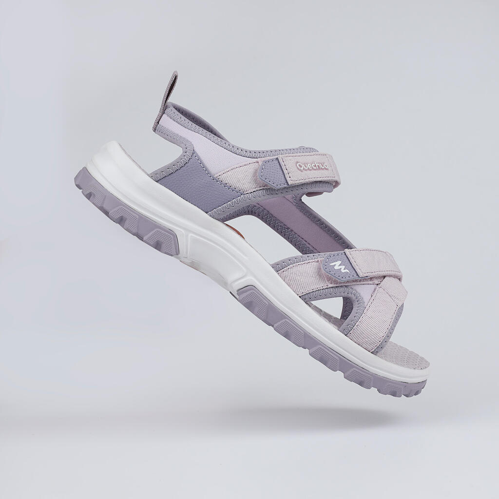 Sandales de randonnée enfant, NH500 gris