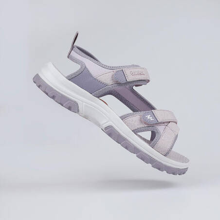 GIRL’S Hiking Sandals MH120 PURPLE