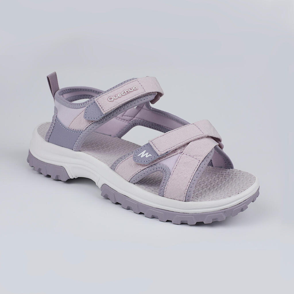 Sandales de randonnée enfant, NH500 gris
