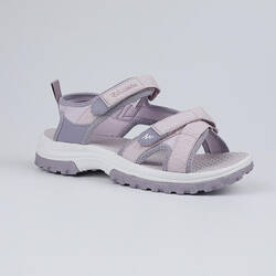 GIRL’S Hiking Sandals MH120 PURPLE