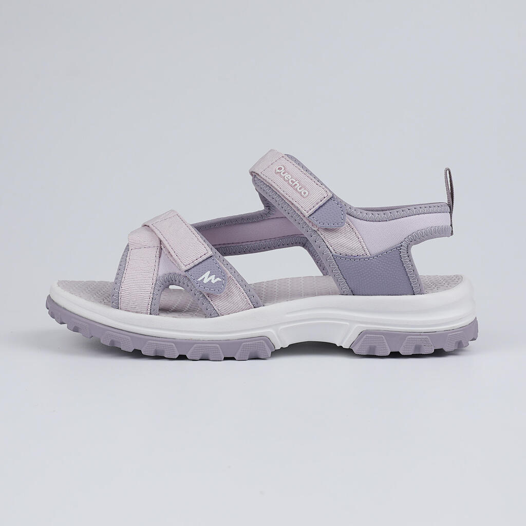 Sandales de randonnée enfant, NH500 gris
