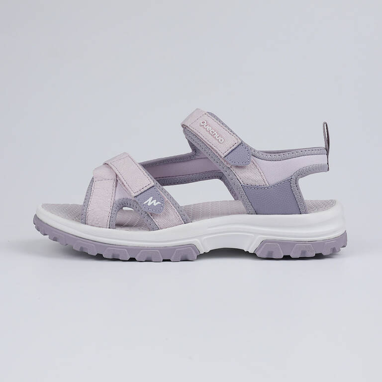 GIRL’S Hiking Sandals MH120 PURPLE