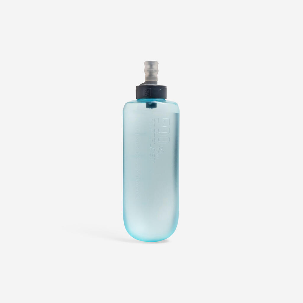 Moder fleksibilni bidon za vodo za tek po brezpotjih (500 ml)